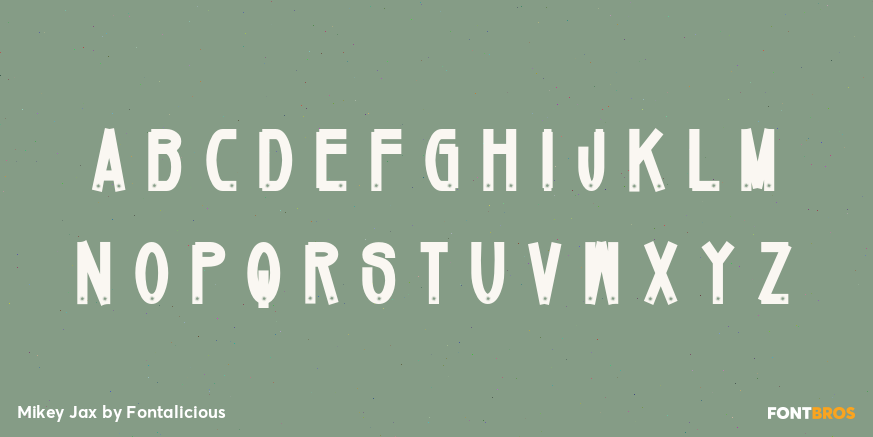 Mikey Jax Font Poster #1