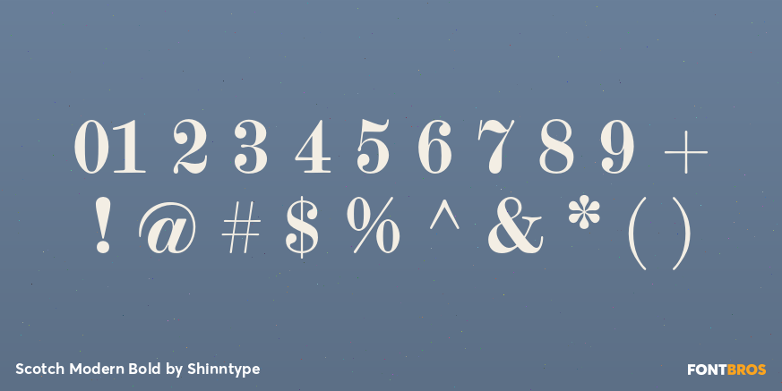 Scotch Modern Bold Font Poster #4