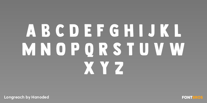 Longreach Font Poster #1