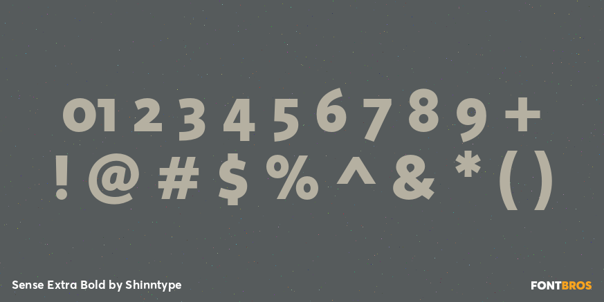 Sense Extra Bold Font Poster #4