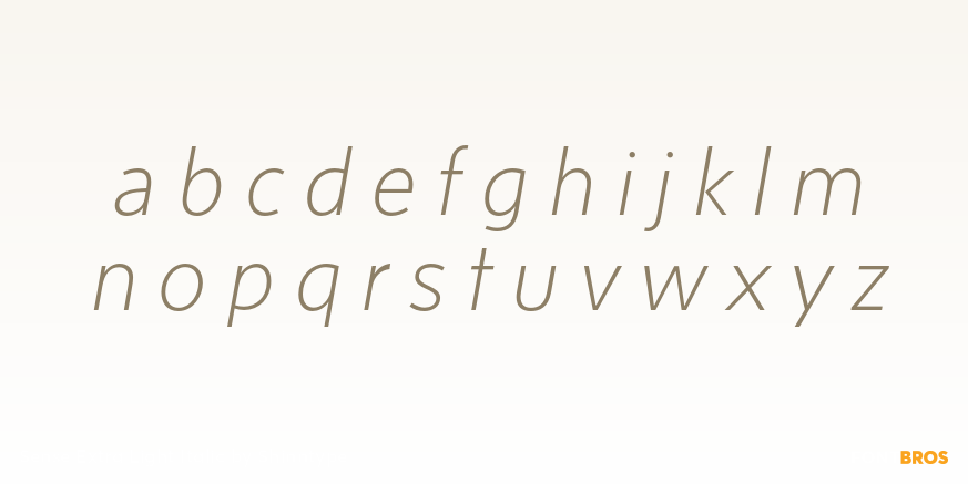 Sense Extra Light Italic Font Poster #3