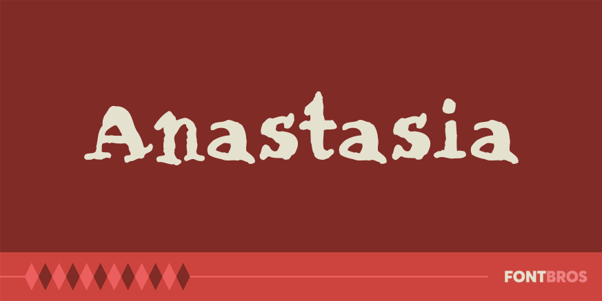 Anastasia Font Poster