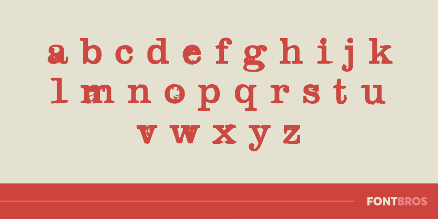 Black Widow Font Poster #3