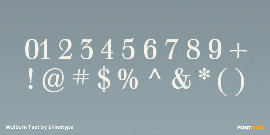 Walburn Text Font Poster #4