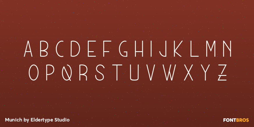 Munich Font Poster #3