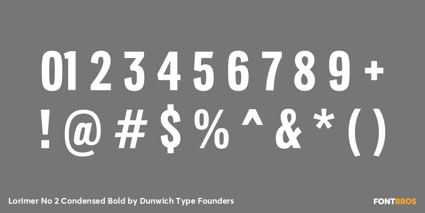 Lorimer No 2 Condensed Bold Font Poster #4