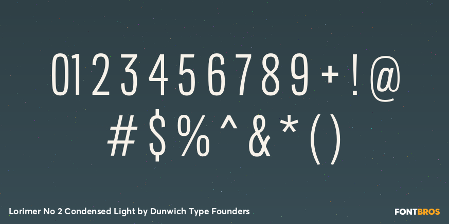 Lorimer No 2 Condensed Light Font Poster #4