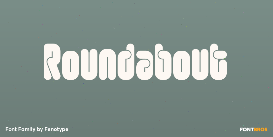 Roundabout Font Family