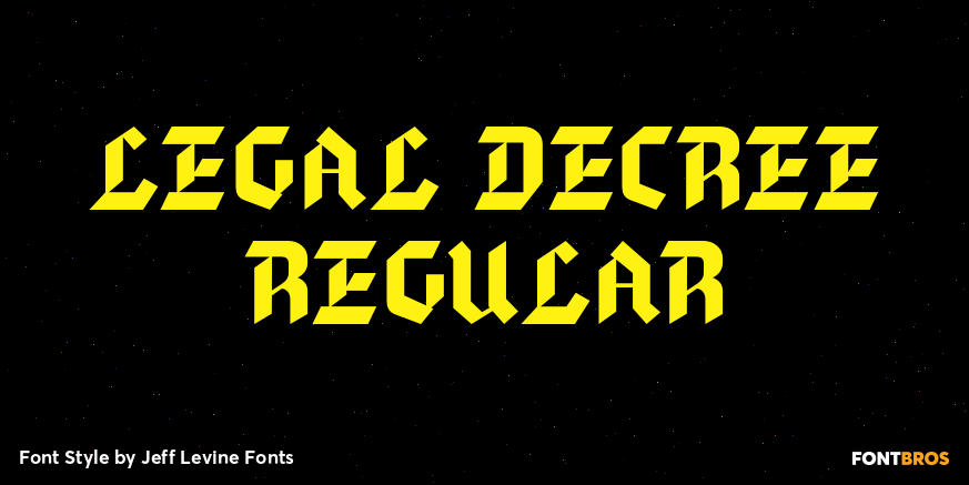 Legal Decree Regular Poster