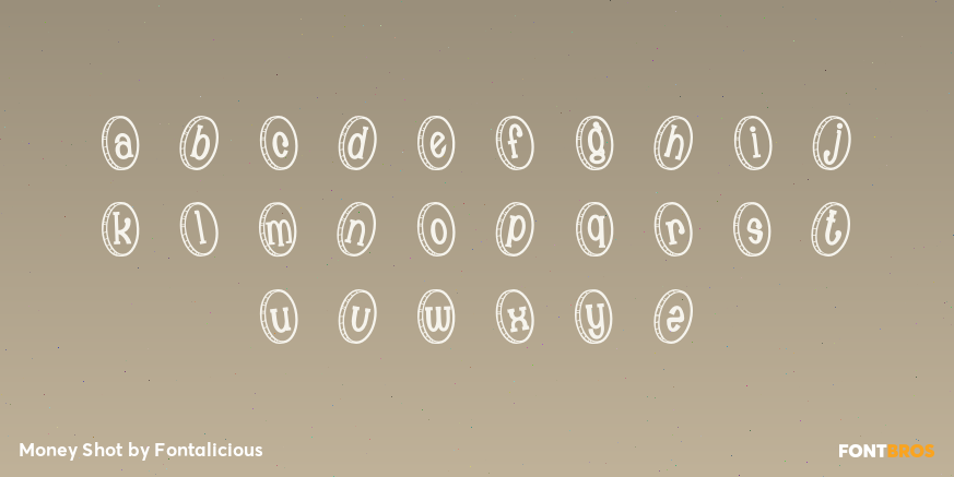 Money Shot Font Poster #1