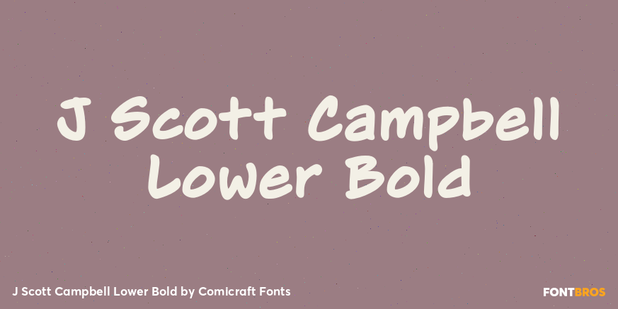 J Scott Campbell Lower Bold Poster
