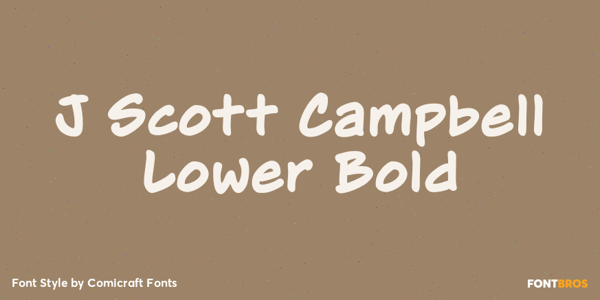 J Scott Campbell Lower Bold Poster