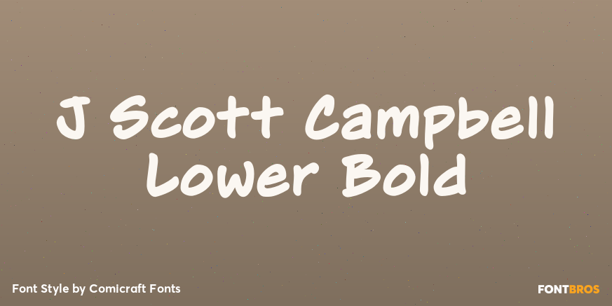 J Scott Campbell Lower Bold Poster
