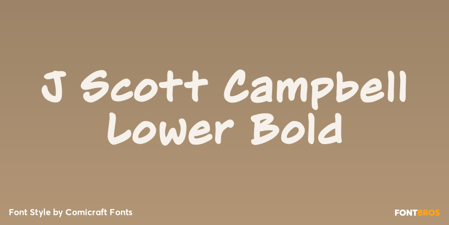 J Scott Campbell Lower Bold Poster