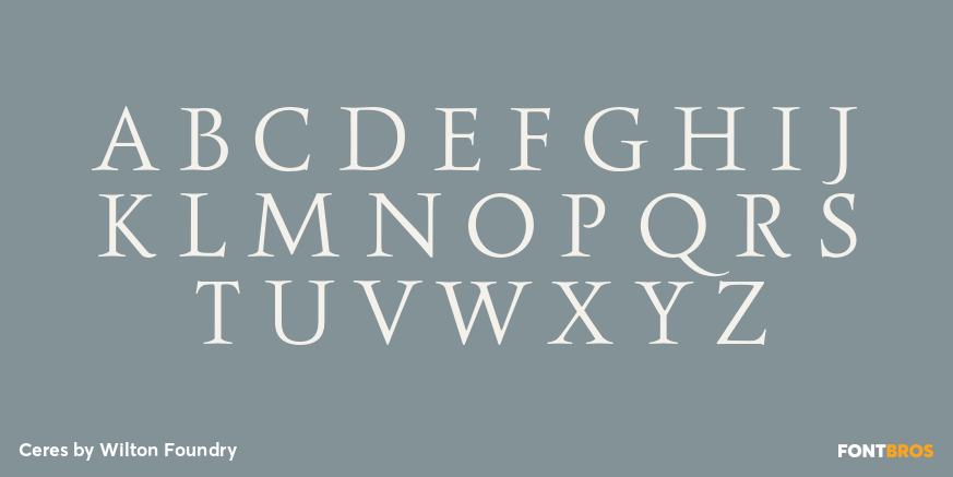 Ceres Font Poster #2