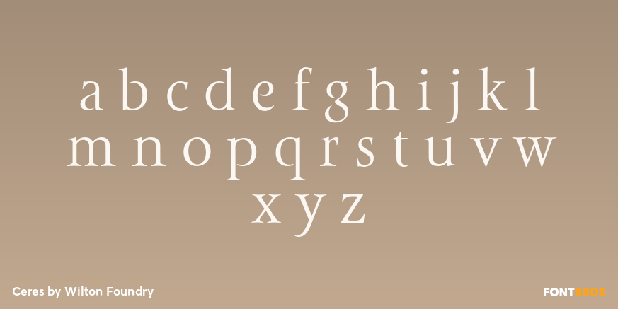 Ceres Font Poster #3