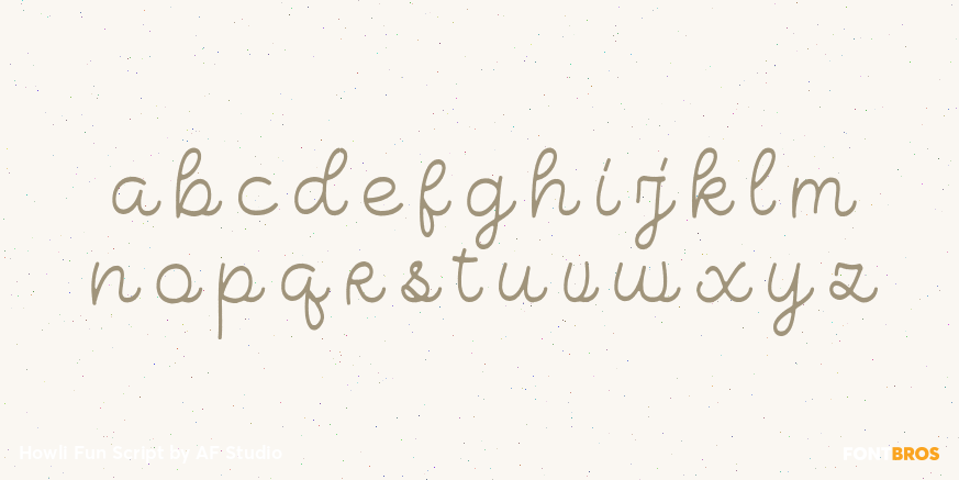 Howli Fun Script Font Poster #3