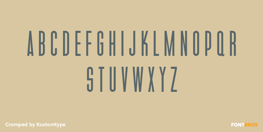 Cramped Font Poster #2