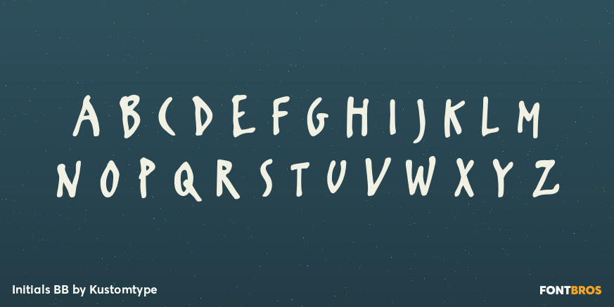 Initials BB Font Poster #2