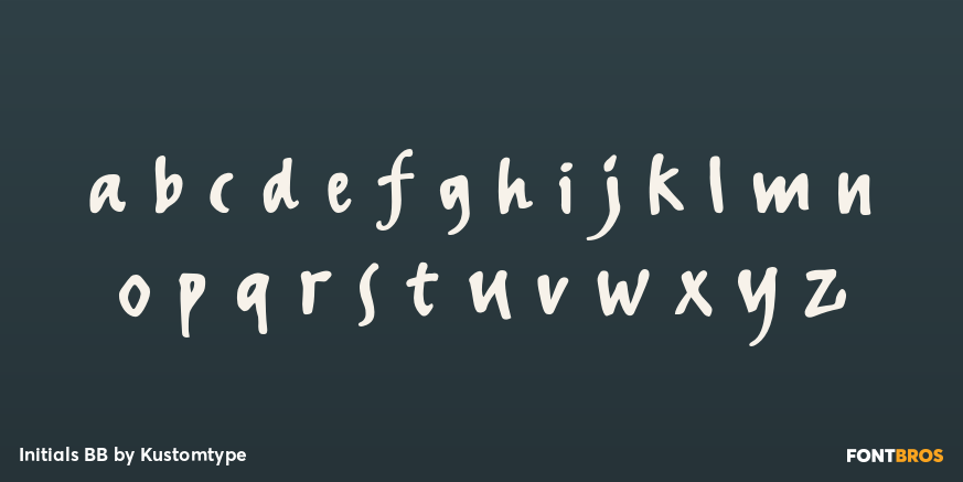 Initials BB Font Poster #3