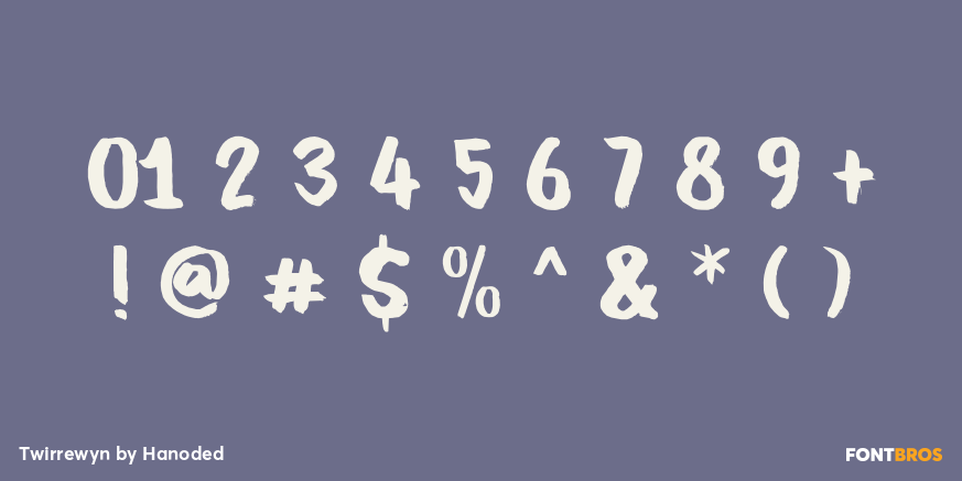 Twirrewyn Font Poster #4