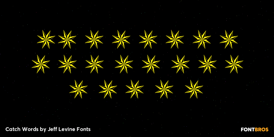 Catch Words Font Poster #4