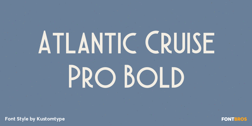 Atlantic Cruise Pro Bold Poster