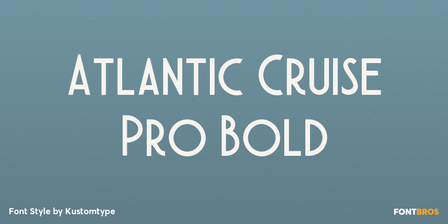 Atlantic Cruise Pro Bold Poster