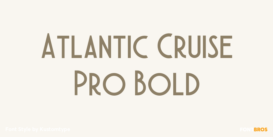 Atlantic Cruise Pro Bold Poster