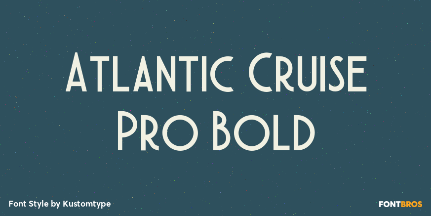 Atlantic Cruise Pro Bold Poster