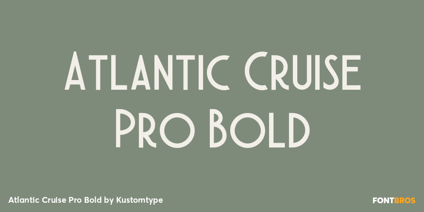 Atlantic Cruise Pro Bold Poster