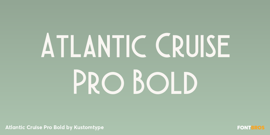 Atlantic Cruise Pro Bold Poster