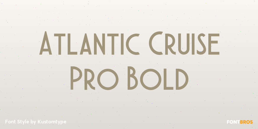 Atlantic Cruise Pro Bold Poster