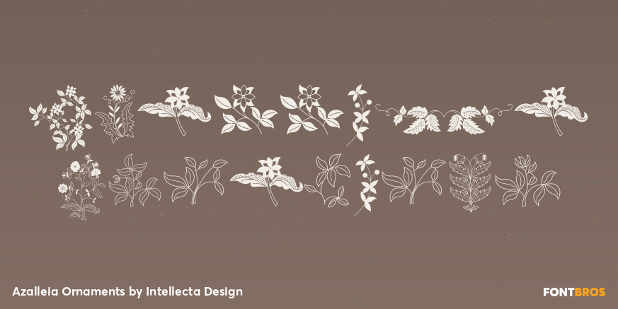 Azalleia Ornaments Poster