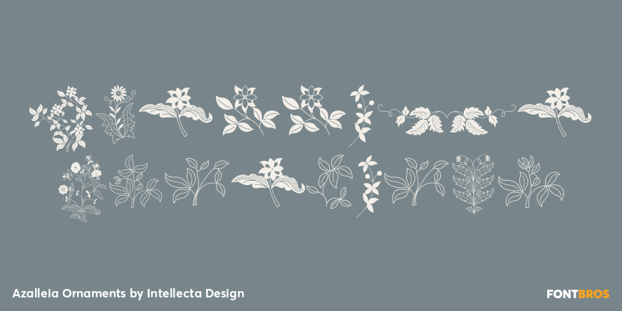 Azalleia Ornaments Poster