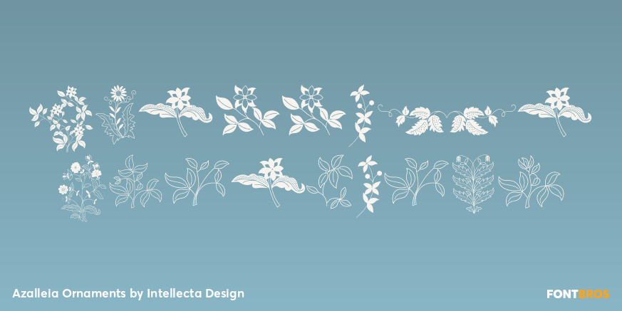 Azalleia Ornaments Poster