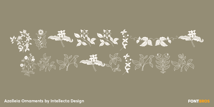 Azalleia Ornaments Poster