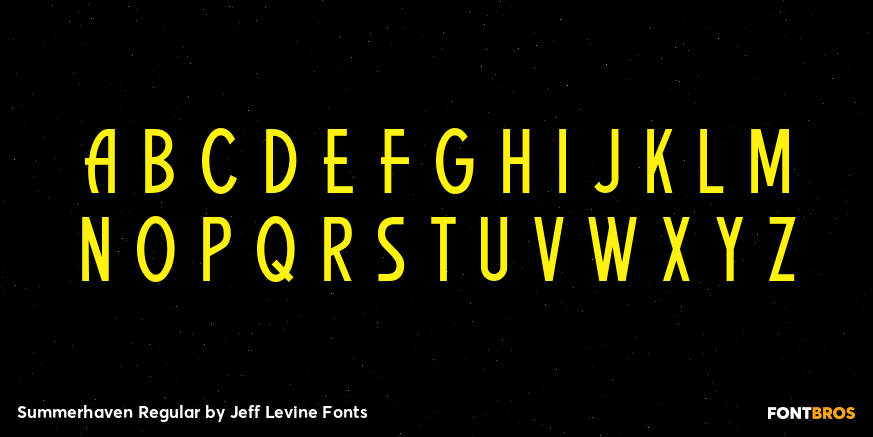 Summerhaven Regular Font Poster #3
