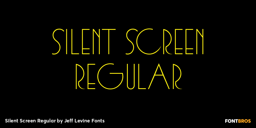 Silent Screen Regular Poster