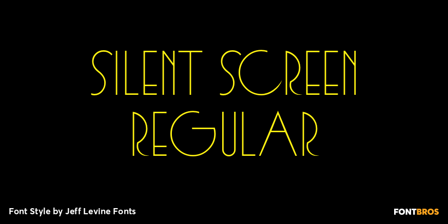 Silent Screen Regular Poster