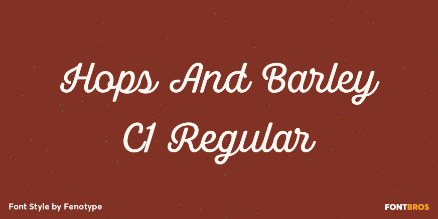 Hops And Barley C1 Regular Poster