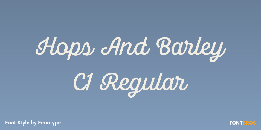 Hops And Barley C1 Regular Poster