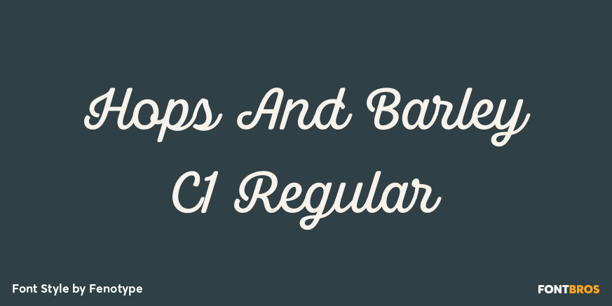 Hops And Barley C1 Regular Poster