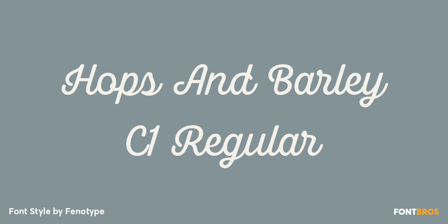 Hops And Barley C1 Regular Poster