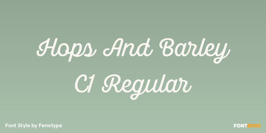 Hops And Barley C1 Regular Poster