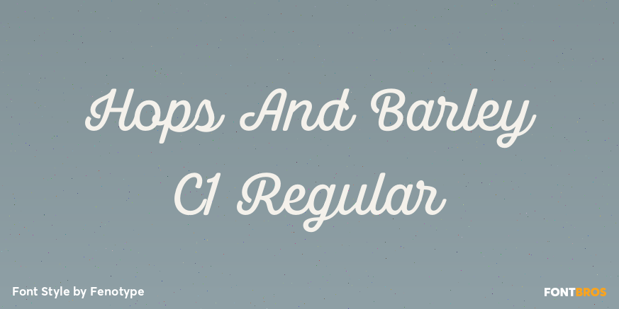 Hops And Barley C1 Regular Poster