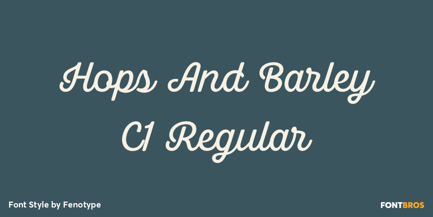 Hops And Barley C1 Regular Poster