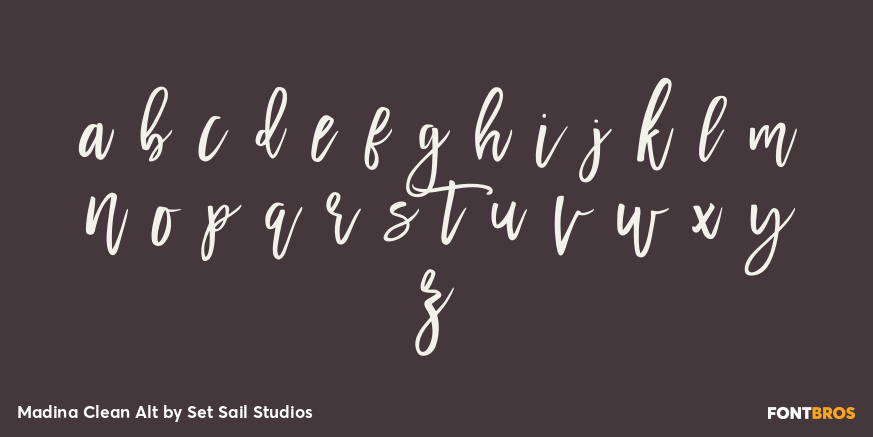 Madina Clean Alt Font Poster #3
