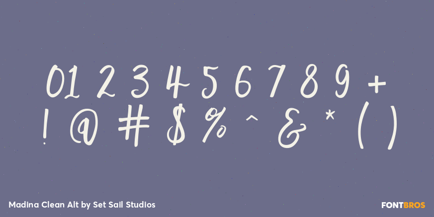 Madina Clean Alt Font Poster #4