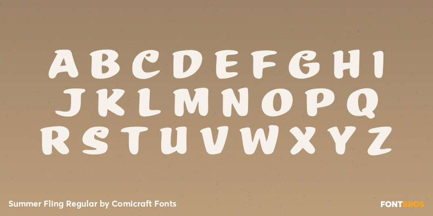 Summer Fling Regular Font Poster #1